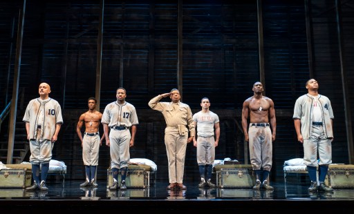 0039r - Eugene Lee (center) and the Cast of the National Tour of A Soldiers Play - photo by Joan Marcus